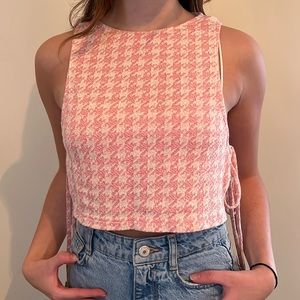 Zara Houndtooth Tank
